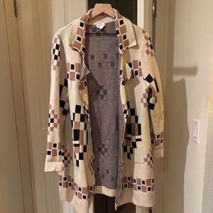 LuLaRoe Multicolor Knit Cardigan